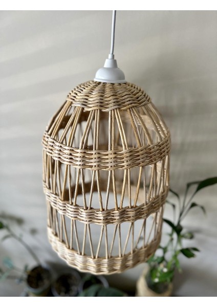 Antre / Hol Bambu, Rattan, Hasır Avize, Trend Modern Natural Avize 30X40 (Adet Fiyatı) 40 Klasik E2 modelleri