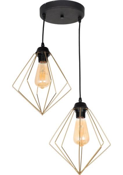 Modern Lina 2.li Eskitme 40 x 70 Metalik E27 Metal 61-70 cm 2 fiyatları