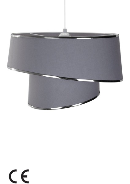 Gri Antrasit Orion Avize 1 E27 Salon / Oturma Odası 35 x 25 Modern Kumaş 35 - 50 fiyatları