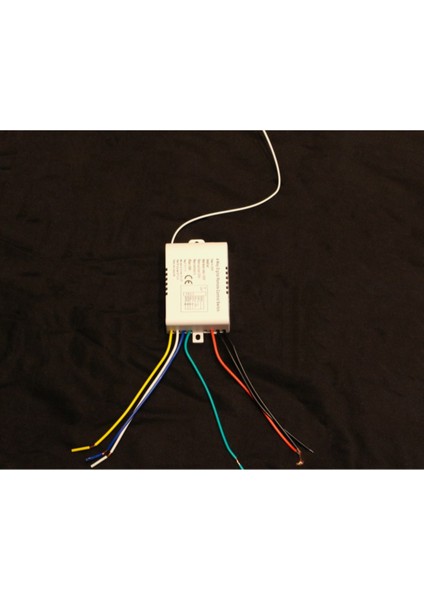 4 Avize Kumandası 4'lü Sistem Tekli Beyaz Plastik LED