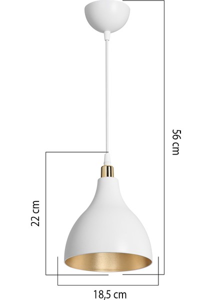 Modern Beyaz Sarkıt Avize Salon Mutfak Koridor Yatak Odası Lamba Mutfak Plastik 1 Beyaz 18 51-60 cm modelleri