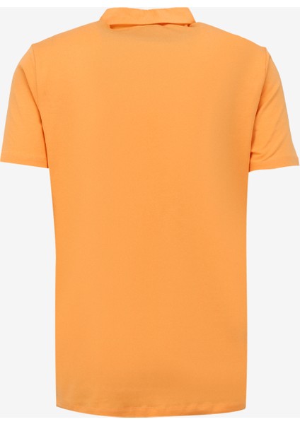 Açık Turuncu Erkek Polo Yaka Regular Fit Polo T-Shirt FC4SM-TST 0250 fiyatları