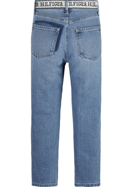 Tommy Hilfiger Normal Bel Mavi Erkek Denim Pantolon Archıve Reconstructed Mıd Wash