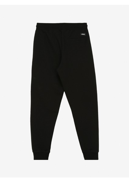 Siyah Erkek Classic Fit Eşofman Altı E-Weepy