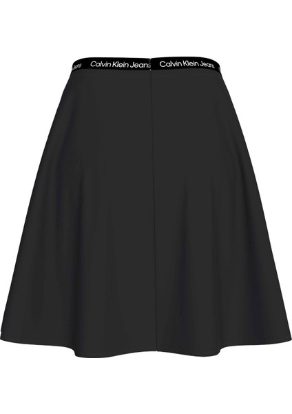 Yüksek Bel Siyah Kadın Düz Kısa Etek J20J223143BEH modelleri