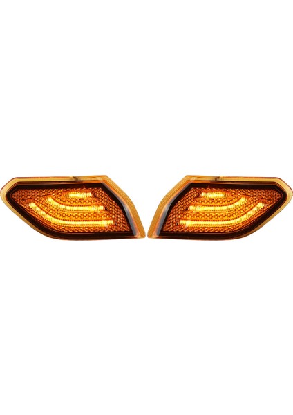 Wrangler Jl Jt Için Sarı LED Dönüş Işığı Yan Işaretleyici Ön Dönüş Sinyali Lambaları (Yurt Dışından)