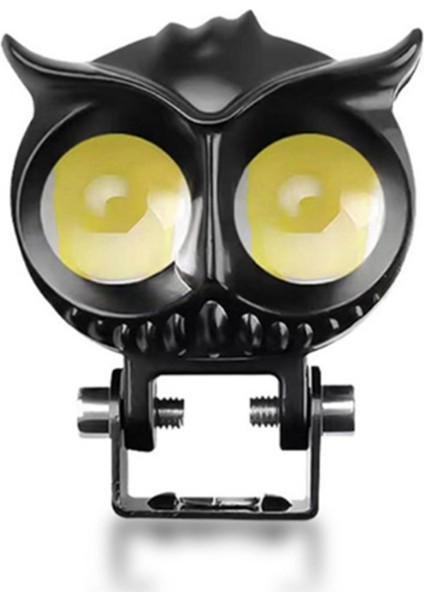 Motosiklet LED Spot Işığı Uzun ve Yakın Işık Ön Aydınlatma Sis Farı Iki Renkli Yanıp Sönen Işık Evrensel (Yurt Dışından)