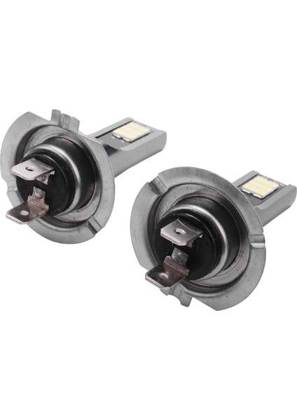 2 Adet H7 LED Far Dönüşümü 6W 1000LM 6000K Hatasız Canbus Ampul (Yurt Dışından)