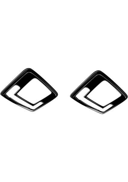 2x Araba Parlak Siyah Iç Ön Okuma Lambası Lamba Kapağı Trim Etiket Vezel-V 2021 2022 (Yurt Dışından)