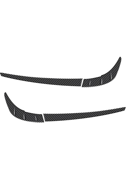 Sienna 2021 2022 Için Araba Karbon Fiber Harici Arka Kuyruk Işık Lambası Kapağı Garnitür Şerit Kaş Kapağı Trim (Yurt Dışından)