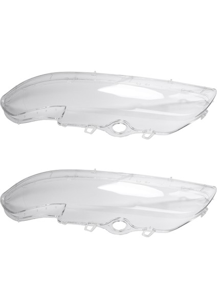2 Adet Far Kapağı Kabuk Far Cam Lens Otomobiller Kafa Işık Lambası Lens Kiti Sol 5 Serisi E39 95-03 (Yurt Dışından)