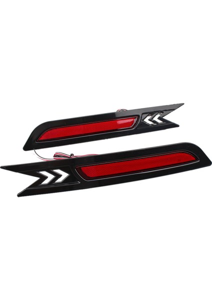 2 Adet Araba LED Kuyruk Arka Tampon Reflektör Işık 2010 2011 Fren Uyarı Lambası Dur Sinyali Sis Lambası (Yurt Dışından)