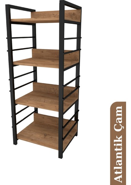 Mutfak Dolabı Raflı Çok Amaçlı Düzenleyici Kiler Rafı Banyo Rafı Kahve Köşesi Kahverengi 137 cm Mdf modelleri