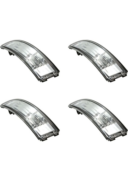 4x Sol Ayna Dönüş Sinyal Işıkları Kapı Kanat Ayna Gösterge Kapağı Işık Tekrarlayıcı Konut Fiesta Mk8 2008-2016 (Yurt Dışından)