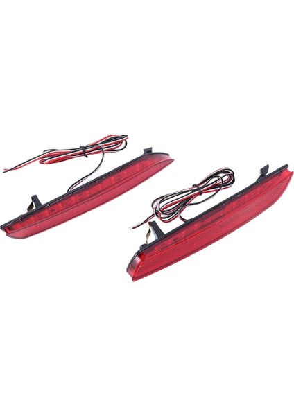 2 Adet LED Arka Tampon Reflektör Işık Jazz Fit 2010 2011 2012 2013 Stop Sis Lambası (Yurt Dışından)