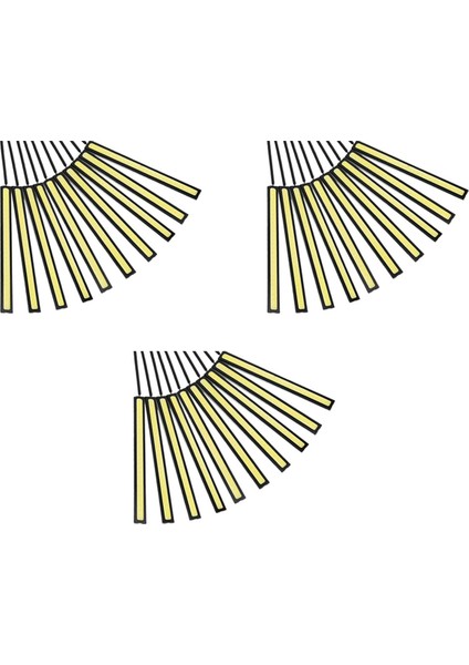 30X 12V Su Geçirmez Drl Işıklar Barlar Kamp Karavan Tekne Araba Cob-Beyaz (Yurt Dışından)