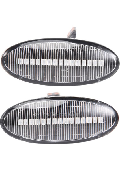 Araba LED Dinamik Yan Işaretleyici Sinyal Lamba Işığı Dönüş Lambası J10 T31 Küp Juke Yaprak Micra Beyaz (Yurt Dışından)