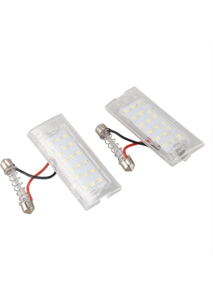 Çift Hata Ücretsiz LED Numarası Plaka Işıkları Lamba X5 E53 X3 E83 03-10 (Yurt Dışından)