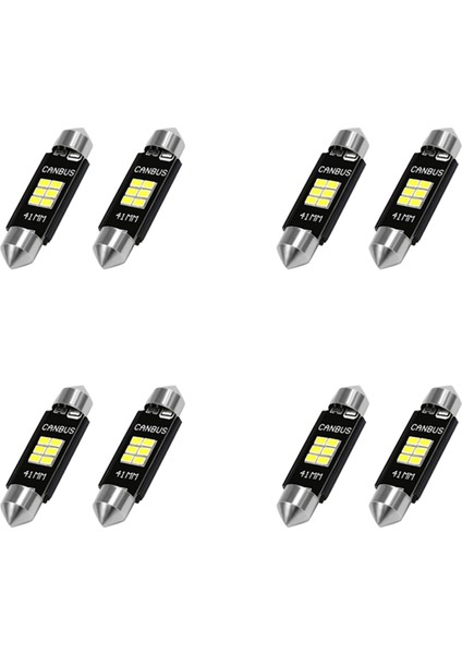 4x Son Derece Parlak 400 3020 Yonga Seti Canbus Hata Ücretsiz LED Ampuller Iç Araba Işıkları Için Plaka Kubbe 41MM (Yurt Dışından)