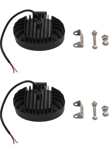 2x Forklift Güvenlik LED Işık 5.5 Inç 8 W LED Uyarı Lambası Depo Yaya Spot Işığı Sürüş Çalışma Işıkları (Mavi) (Yurt Dışından)