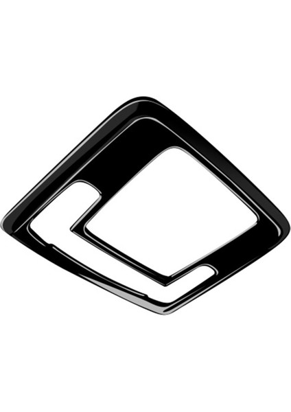 Araba Parlak Siyah Iç Ön Okuma Lambası Lamba Kapağı Trim Etiket Vezel-V 2021 2022 (Yurt Dışından)