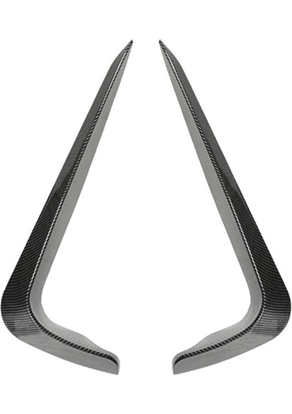 Araba Karbon Fiber Ön Tampon Splitter Spoiler Trim Sis Lambası Canard 3 Serisi E90 E91 2009-2012 (Yurt Dışından)