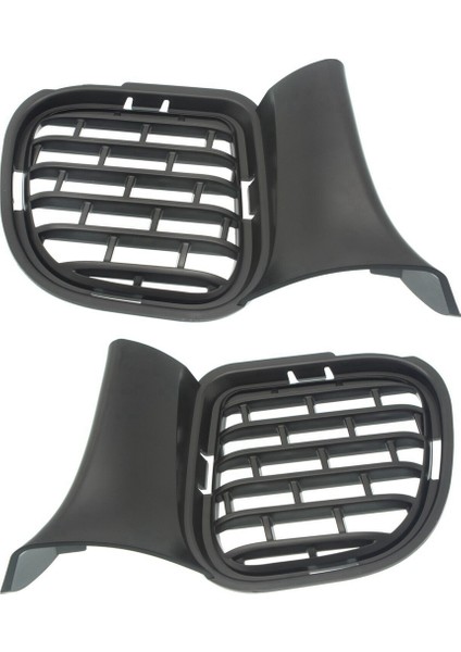 Araba Ön Tampon Alt Izgara Izgarası Kalıplama Kapağı 2015-2018 Sis Lambası Çerçevesi 68259763AA 68259762AA (Yurt Dışından)