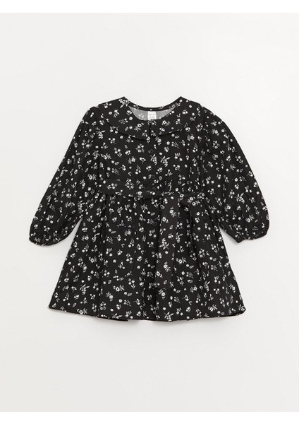 Baby Gömlek Yaka Desenli Kız Bebek Elbise modelleri