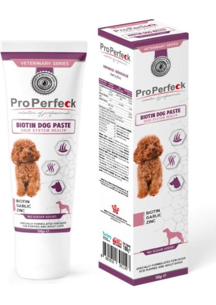 Biotin Dog Paste Köpekler Için Tüy Sağlığı Tüy Dökümü Engeleyici Vitamin 100 gr