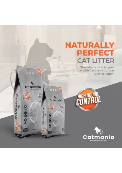 Aktif Karbonlu Kedi Kumu Carbon Grey 10 Lt fiyatları