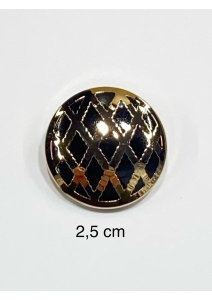 Metal Düğme/kaban Manto Boyu/ 6 Lı Set/2,5 CM/JX008 fırsatları