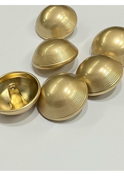 Metal Düğme/kaban Manto Boyu/ 6 Lı Set/2,5 CM/JX022/MAT Gold fiyatları