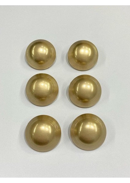 Metal Düğme/kaban Manto Boyu/ 6 Lı Set/2,5 CM/JX022/MAT Gold modelleri