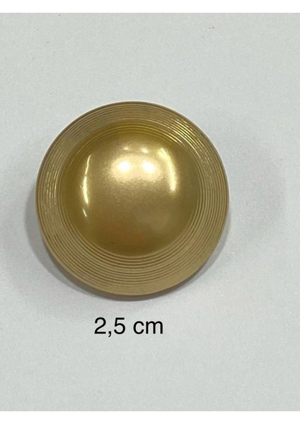 Metal Düğme/kaban Manto Boyu/ 6 Lı Set/2,5 CM/JX022/MAT Gold fırsatları