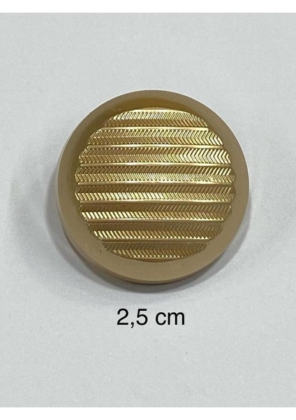 Metal Düğme/trençkot Ceket Boyu/ 6 Lı Set/2,5 CM/JX30/MAT Gold fırsatları
