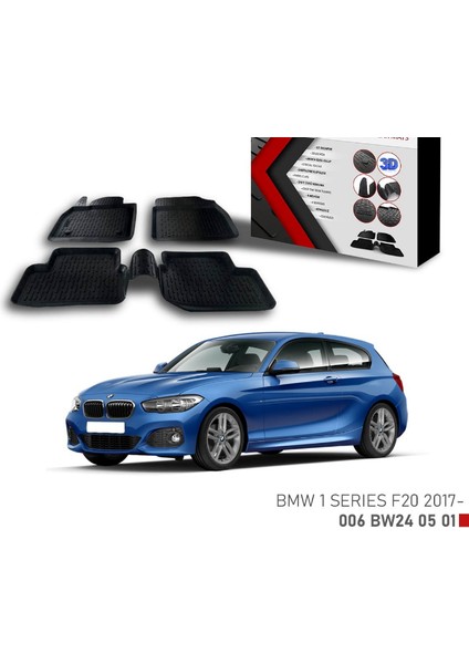 Bmw 1 Series Için Uyumlu F20 2011-2019 3D Paspas