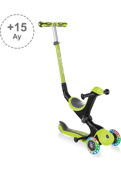 Go Up Deluxe Işıklı Scooter - Yeşil