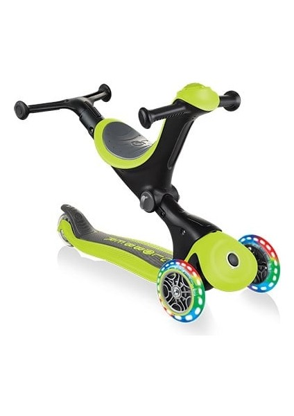 Go Up Deluxe Işıklı Scooter - Yeşil