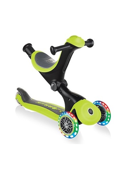 Go Up Deluxe Işıklı Scooter - Yeşil