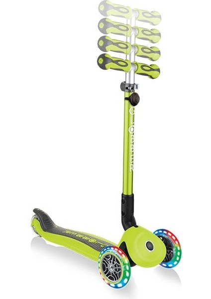 Go Up Deluxe Işıklı Scooter - Yeşil