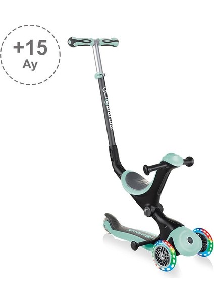 Go Up Deluxe Işıklı Scooter - Mint Yeşili