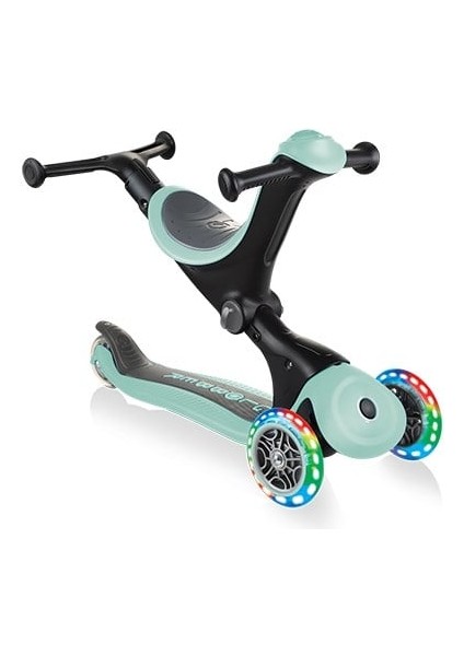 Go Up Deluxe Işıklı Scooter - Mint Yeşili