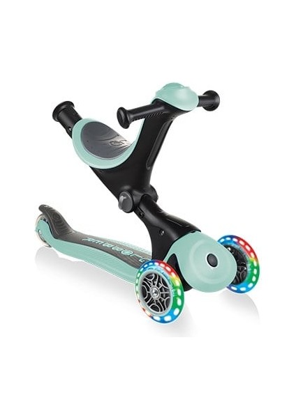 Go Up Deluxe Işıklı Scooter - Mint Yeşili