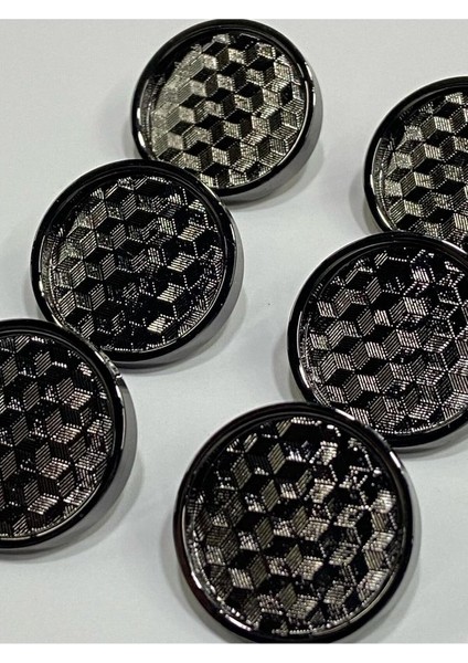 Metal Düğme/trençkot Ceket Boyu/ 6 Lı Set/2,3 CM/JX16/SIYAH modelleri