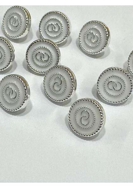 Bluz Gömlek Düğmesi/metalize(Plastik) Düğme / 10 Lu Set / 1 cm fiyatları