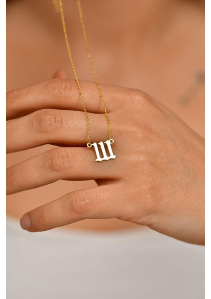 Gold 111 Melek Sayısı Gümüş Sezgi Kolyesi