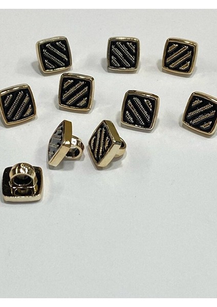 Bluz Gömlek Düğmesi/metalize(Plastik) Düğme / 10 Lu Set / 1 cm fiyatları