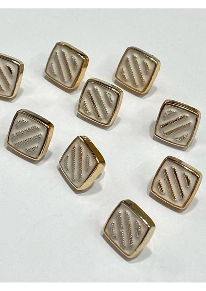 Bluz Gömlek Düğmesi/metalize(Plastik) Düğme / 10 Lu Set / 1 cm