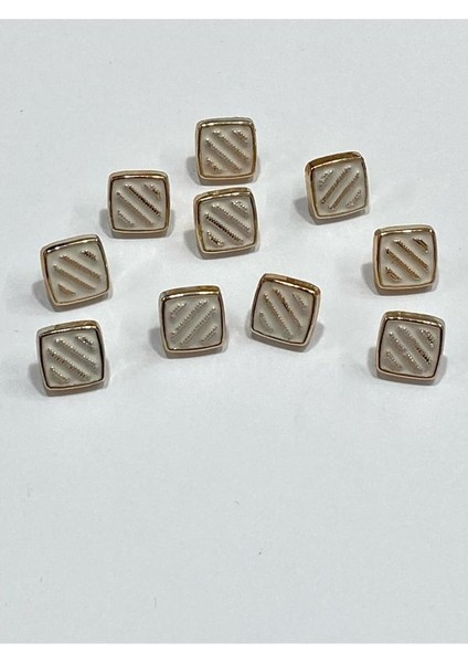 Bluz Gömlek Düğmesi/metalize(Plastik) Düğme / 10 Lu Set / 1 cm fiyatları