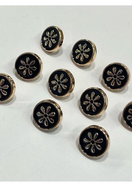 Bluz Gömlek Düğmesi/metalize(Plastik) Düğme / 10 Lu Set / 1 cm